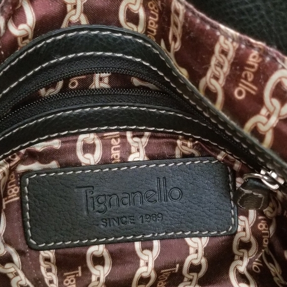TIGNANELLO | Handbag | Black pebbled leather - Picture 8 of 13